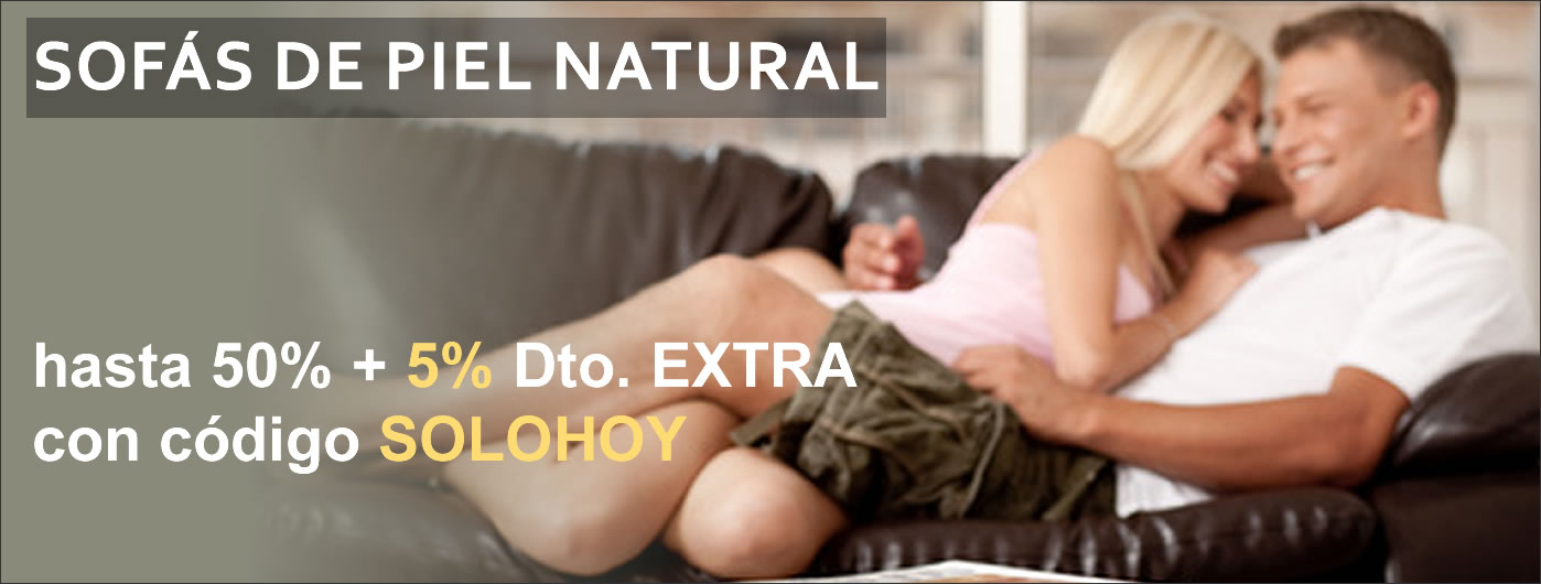 SOFAS PIEL NATURAL CALIDAD